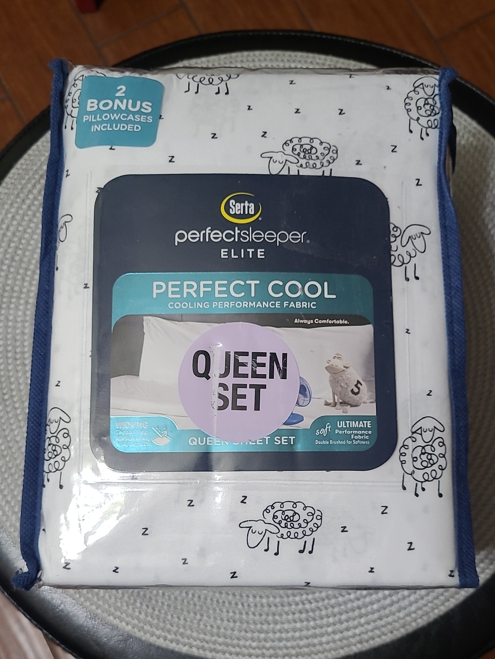 Serta Sheeps Queen Sheet Set